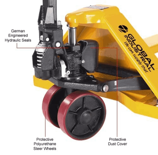 Pallet Jack, 5500-Lb. Capacity Pallet Truck - 27" W X 48" L Forks - Industrial Duty - Image 7