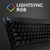 213 Prodigy Gaming Keyboard, LIGHTSYNC RGB Backlit Keys, Spill-Resistant, Customizable Keys, Dedicated Multi-Media Keys – Black - Image 4