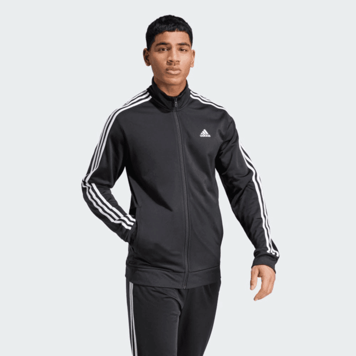 Men'S Essentials Warm-Up 3-Stripes Track Top - Image 4