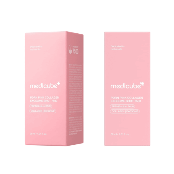 PDRN Pink Collagen Exosome Shot Serum 7,500 PPM | Liquid Skin Booster | Exosome, Salmon DNA PDRN, Spicules | Uneven Skin Tone, Pore Care, Skin Texture | Korean Skin Care 1.01 Fl.Oz - Image 7