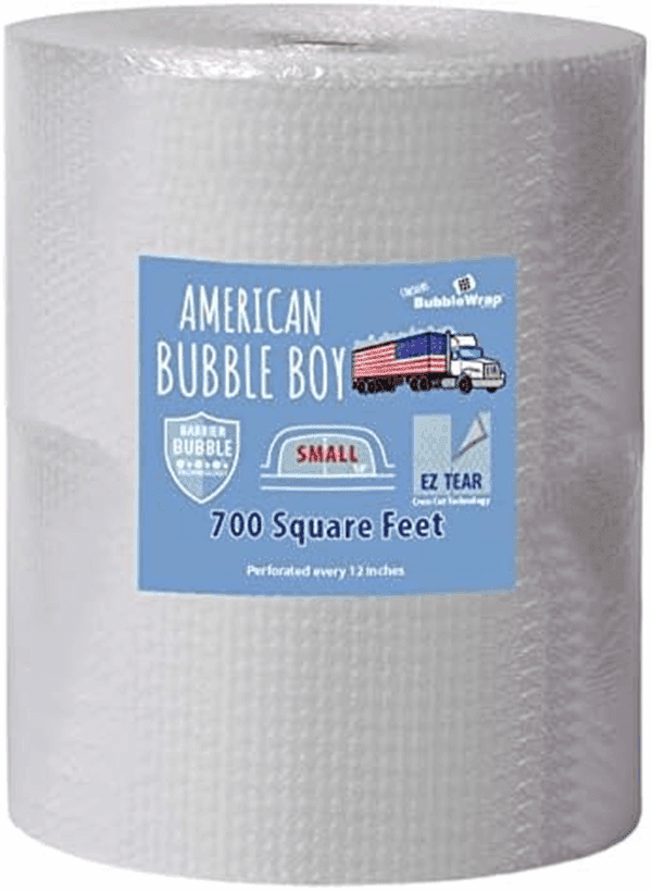 Small Bubble Wrap,  (24" Wide, 700 Square Feet)