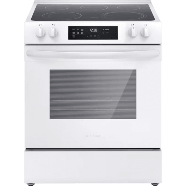 30-In Glass Top 5 Burners 5.3-Cu Ft Slide-In Electric Range Stainless Steel ) - Image 13