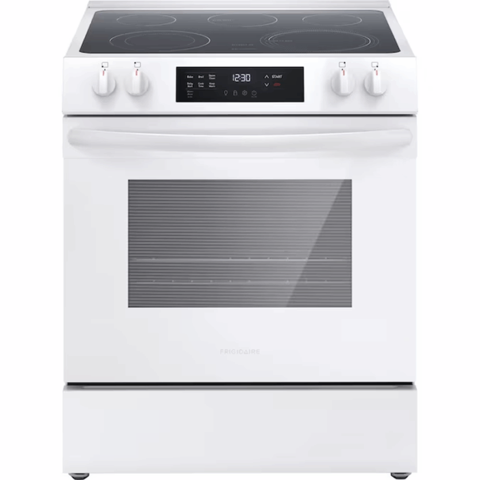 30-In Glass Top 5 Burners 5.3-Cu Ft Slide-In Electric Range Stainless Steel ) - Image 13