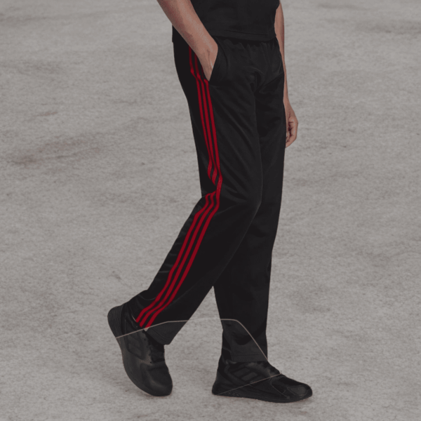 Men'S Essentials Warm-Up Open Hem 3-Stripes Tracksuit Pants - Image 5