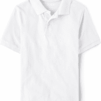 Boys' Uniform Short Sleeve Pique Polo