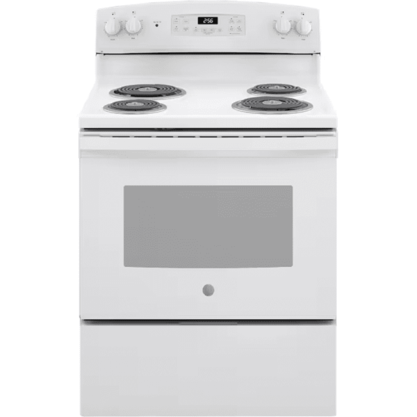 30-In 4 Burners 5.0-Cu Ft Freestanding Electric Ran ( White )