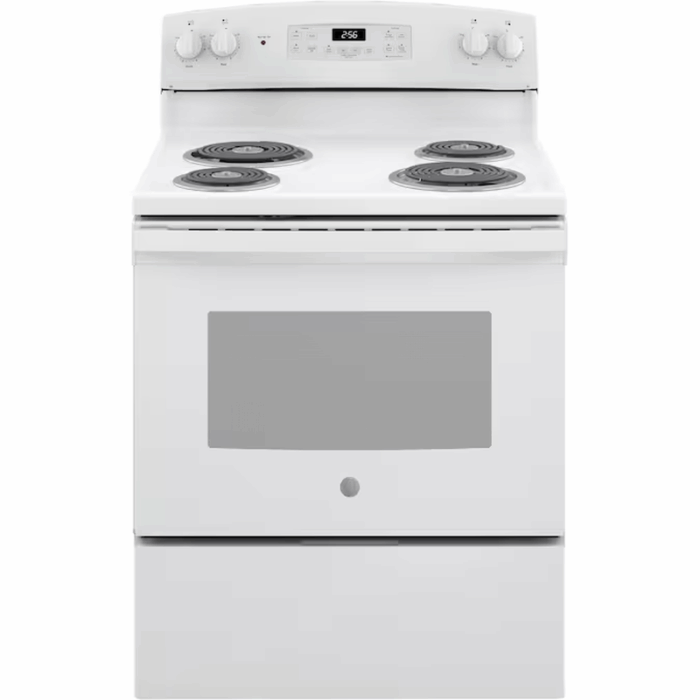 30-In 4 Burners 5.0-Cu Ft Freestanding Electric Ran ( White )