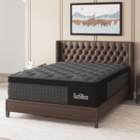 Full Mattress, 10 Inch Hybrid Mattresses Black with Gel Memory Foam and Individually Pocket Innerspring Medium Firm for Motion Isolation, Edge Support, 100 Night Trial
