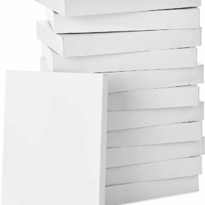 Xlarge Gift Boxes with Lids (12 Robe Boxes, White) for Birthdays, Graduations, Christmas, Weddings, Bridal Showers