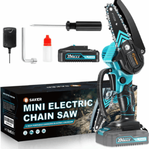 Mini Chainsaw,Portable Electric Chainsaws Cordless,Handheld Chain Saw Pruning Shears Chain Saws for Tree Branches,Courtyard,Household and Garden Father'S Day Gift for Men Dad Husband Women