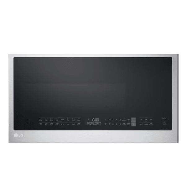 1.7-Cu Ft Air Fry 29.94-In Over-The-Range Convection Microwave with Sensor Cooking ( Printproof Stainless Steel )