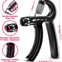 Grip Strengthener Forearm Strengthener Hand Grips Strengthener Kit - 5 Pack Adjustable Resistance - Image 2