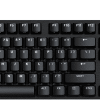 413 SE Full-Size Mechanical Gaming Keyboard - Backlit Keyboard with Tactile Mechanical Switches, Anti-Ghosting, Compatible with Windows, Macos - Black Aluminum - Image 4