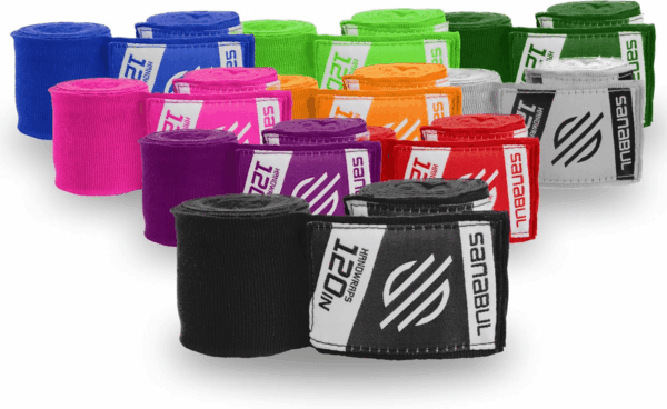 Elastic 120 Inch Boxing Hand Wraps Kickboxing Handwraps for Boxing Gloves for Men, Women, and Kids Muay Thai MMA Hand Wraps