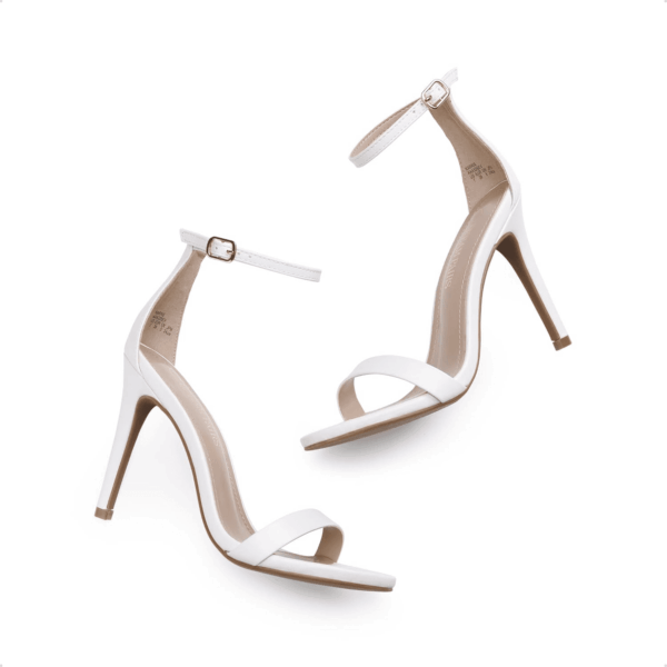 Women'S High Heels Flower Ankle Strap Stilettos round Open Toe Dressy Sexy Sandals - Image 3