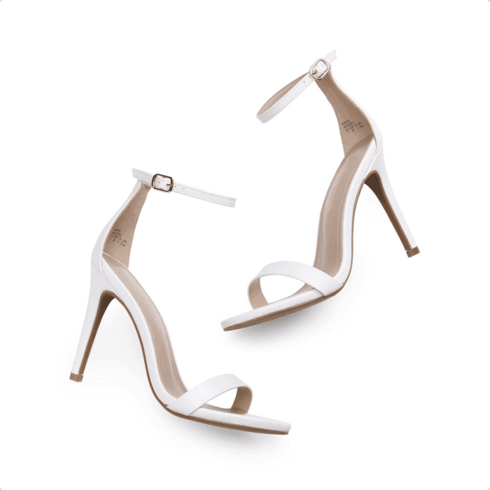 Women'S High Heels Flower Ankle Strap Stilettos round Open Toe Dressy Sexy Sandals - Image 3
