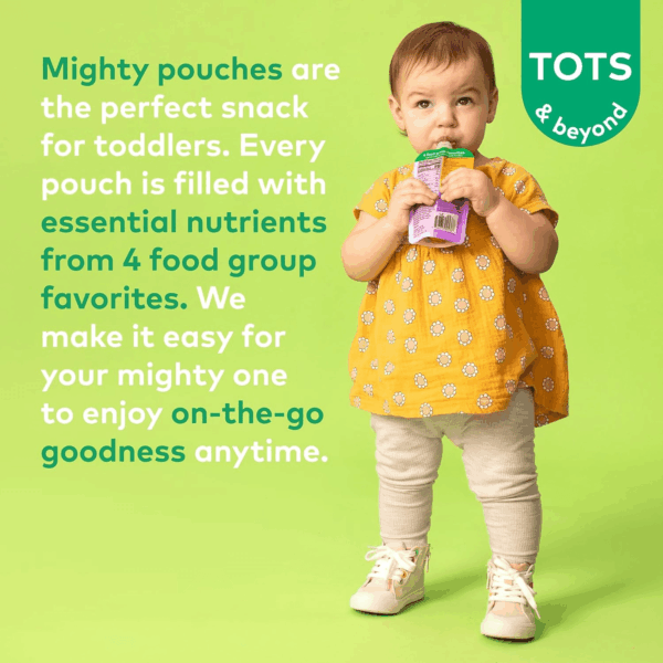 Stage 4 Variety Pack – Toddler’S Taste Adventure & Sunrise Pack – Mighty 4 & Mighty Morning Organic Fruit & Veggie Pouches – 4 Oz Pouch, Pack of 18 (Amazon Exclusive) - Image 4