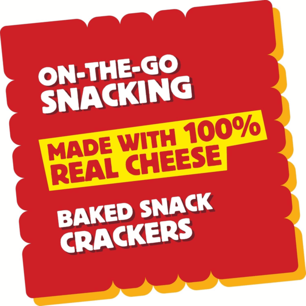 Cheese Crackers, Baked Snack Crackers, Lunch Snacks, Variety Pack, 12.1Oz Box (12 Packs) - Image 5
