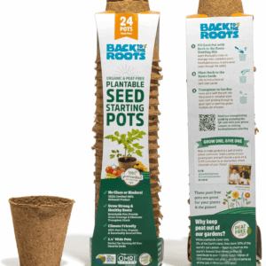 Organic & Plantable Seed Starting Pots (24 CT)