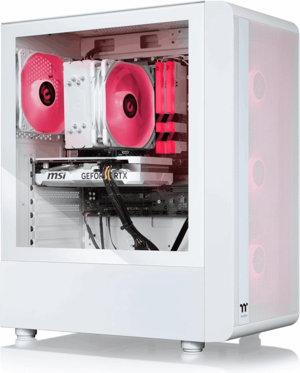 LCGS Quartz I460 R4 Gaming Desktop (Intel Core™ I5-13400F, 3600Mhz 16GB RGB Memory, NVIDIA Geforce® RTX 4060, 1TB Nvme M.2) S2QT-B66R-460-LCS - Image 4
