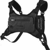 Water Resistant Chest Pack - Running Vest for Workouts, Running Phone Holder Extra Storage, Lightweight Running Pack