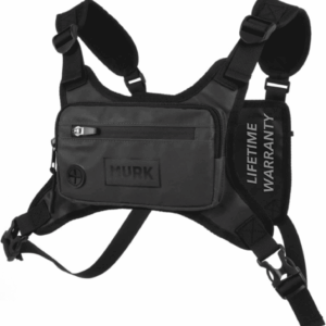 Water Resistant Chest Pack - Running Vest for Workouts, Running Phone Holder Extra Storage, Lightweight Running Pack