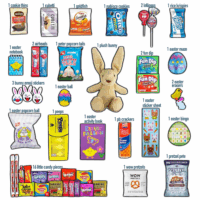 Blue Easter Basket for Kids and Adults (45Ct) - Already Filled Easter Gift Basket with Plush Easter Bunny, Candy, Snacks, and Treats - Boys, Girls, Grandchildren, Young Children, Toddlers, Men, Women - Image 2