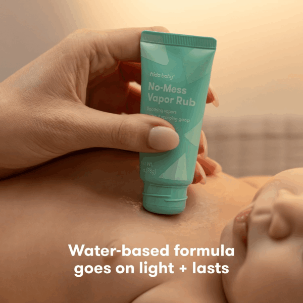 No-Mess Vapor Rub, Baby Vapor Rub for Chest, Neck, Back + Foot,Non-Staining, Petroleum-Free Hands-Free Applicator Tube, Soothing Eucalyptus & Lavender for Sleep - Image 2