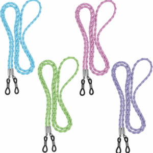 4PCS Leather Eyeglass Straps, Multicolor Eyewear Retainer Lanyards Eye Glass Chain Glasses String Holders