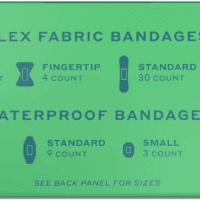 Bandage Family Pack | Adhesive Flexible Fabric & Waterproof Bandages | Assorted Shapes and Patterns for Minor Cuts, Scrapes, and Wounds - 80 Count - Image 4