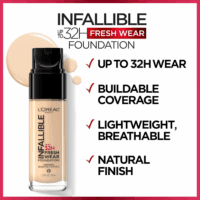 Makeup Infallible up to 32 Hour Fresh Wear Lightweight Foundation, 405 Porcelain, 1 Fl Oz, Packaging May Vary - Image 3