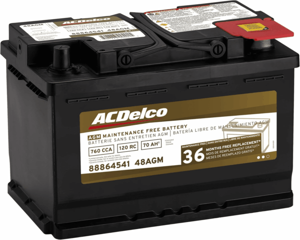 Gold 48AGM (88864541) 36 Month Warranty AGM BCI Group 48 Battery - Image 2