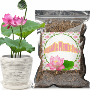 Aquatic Soil for Plants - 2.2LBS, Clay Aquarium Soil Suitable for Small Ponds & Water Plants like Lotus & Water Lily, Safe for Fish & Aquatic Life