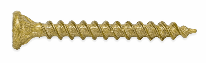 48596 Wood Screws, #8 X 1-3/4", Premium Outdoor Deck Screws, Rust Resistant, Epoxy Coated Bronze, 1Lb Box, 175 Pcs - Image 2