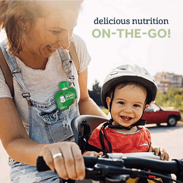 Organic Baby Food Pouches, 2Nd Foods for Sitter, Fruit & Veggie Variety Pack, 3.5 Ounce (Set of 18) - Image 3