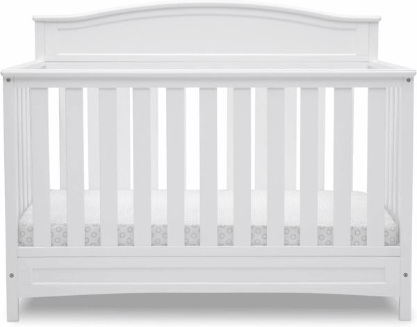 Emery 4-In-1 Convertible Baby Crib - Greenguard Gold Certified, White