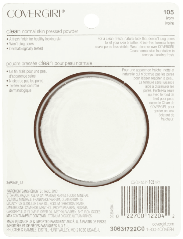 Clean Pressed Powder, Ivory - Image 3