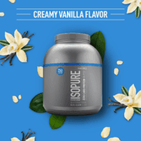Zero Carb 100% Pure Whey Isolate Protein Powder, Lactose Free, Gluten Free, with Vitamins, Creamy Vanilla, 25G Protein per Serving, 4.5 Lbs, 66 Servings - Image 2