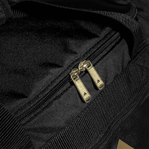Unisex Defender 4.0 Gym Duffel Bag for Men and Women, Black/Gold Metallic, Small (38L) - Image 9