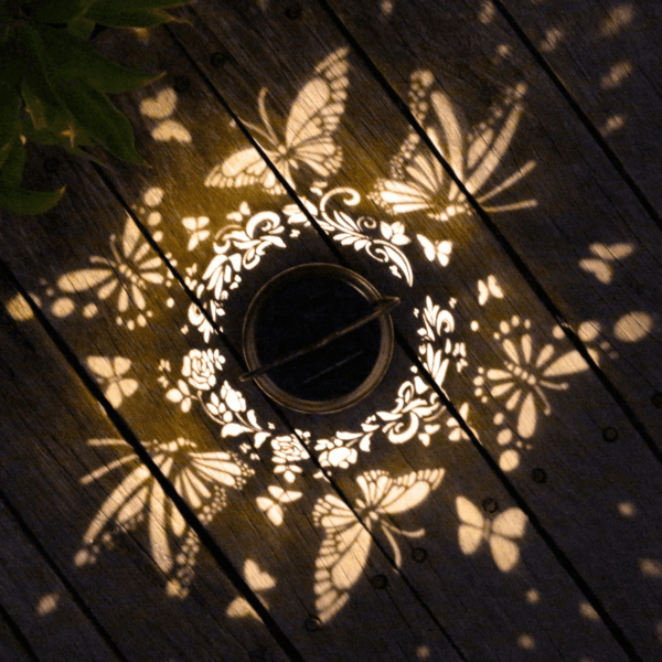 Solar Lanterns Outdoor Waterproof Butterfly Garden Decor Birthday Gifts for Women Mom Grandma, Hanging Solar Lights Metal Lantern Decoration outside for Yard, Patio, Backyard, Porch - Image 8