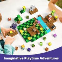 100PCS Magnetic Blocks Game-Based Kid Building Toys for Boys Girls 3+, Build Magwonder World with Zomblock Magnets Cubes, Upgraded STEM Game Sensory Gift for Easter Birthday - Image 5