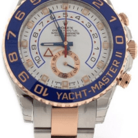 Yacht-Master Ii 44Mm Rose Gold and Steel Watch 116681 - Image 2