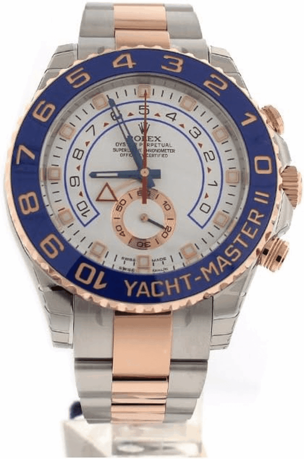 Yacht-Master Ii 44Mm Rose Gold and Steel Watch 116681 - Image 2