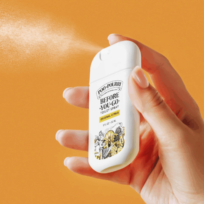 Before-You-Go Toilet Spray, Variety Pack 3 Count- 1 Fl Oz Each Pocket Travel Size - Original Citrus, Lavender Vanilla, and Tropical Hibiscus - Image 2