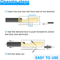 Terminal Pin Removal Tool Kit 82 Pcs Depinning Electrical Connector Pin Extractor Tool Set Wire Terminal Release for Automotive Car Household Devices - Image 5