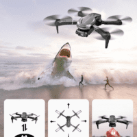 Cool Mini Drone with Camera for Kids Adults Beginners, 1080P FPV Camera Remote Control Drone for Kids with 3 Batteries, One-Click Take Off/Landing, Altitude Hold, Headless Mode, 360° Flips, 3-Gear Speeds , Emergency Stop, Toys Gifts for Kids - Image 3