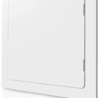 Access Panel for Drywall - 12X12 Inch - Wall Hole Cover - Access Door - Plumbing Access Panel for Drywall - Heavy Durable Plastic White