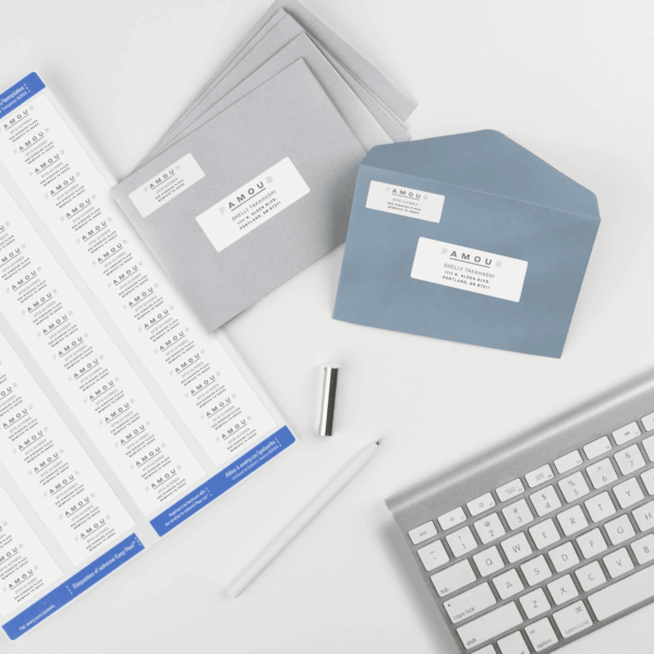 Printable Return Address Labels with Sure Feed, 2/3" X 1-3/4", White, 600 Blank Mailing Labels (18294) - Image 4