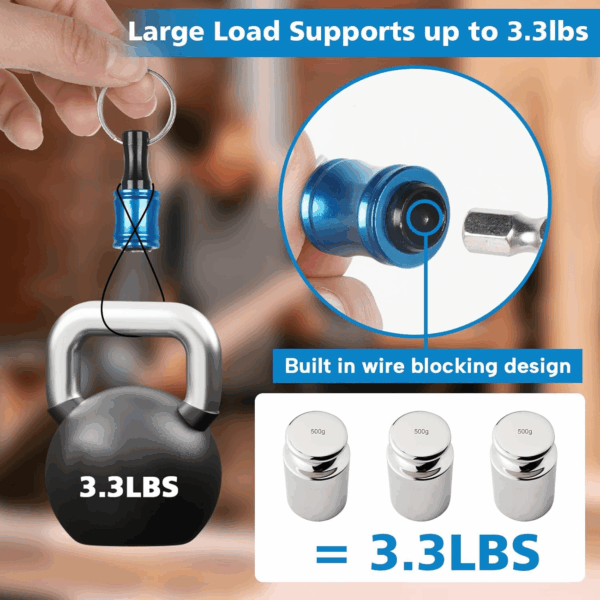 12PCS Bit Holders 1/4 Socket, Hex Shank Screwdriver Bit Holder for Impact Driver Drill Bit Keychain Extension Bar Quick Release Easy Change, Screwdriver Bit Holders for Tools & Home Improvement Gift - Image 7