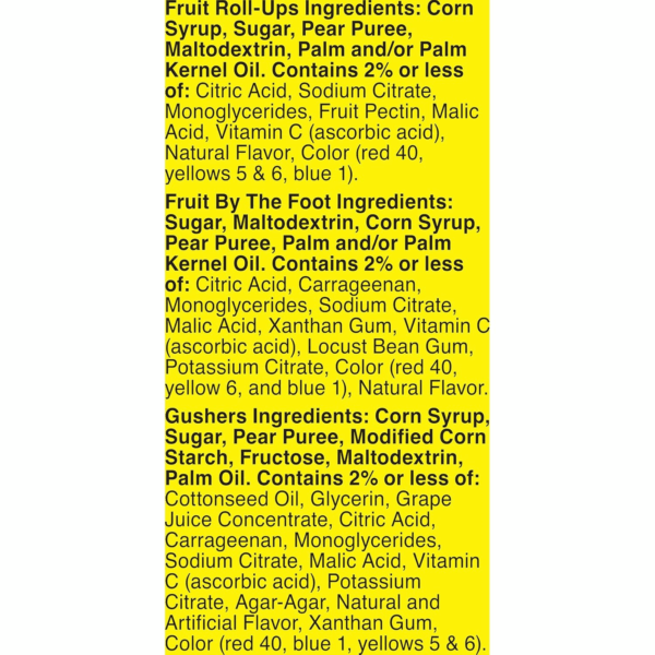 Fruit Roll-Ups, , Gushers, Easter Basket Stuffers, Fruit Flavored Snacks Variety Pack, Gluten Free, 16 Ct, 10.2 Oz - Image 7